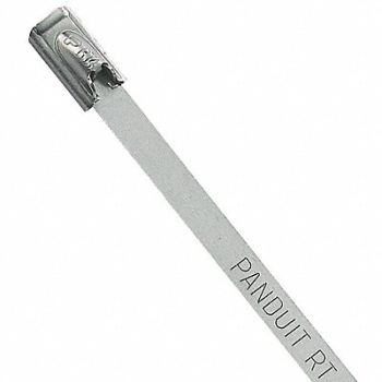 PANDUIT Cable Tie 18.5 in Slvr PK100, 2CMT5