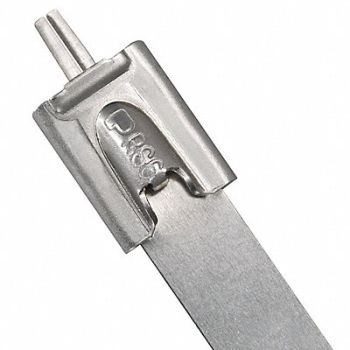 PANDUIT Cable Tie 12.2 in Silver PK50, 2CMU6