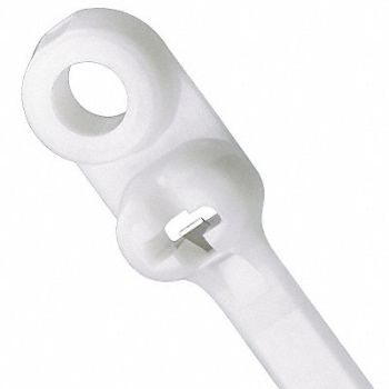 PANDUIT Cable Tie Mountable 8.5 in Ntrl PK100, 2CND1