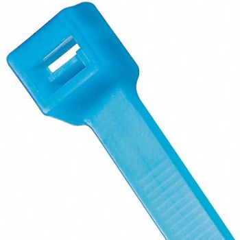 PANDUIT Cable Tie 14.6 in Aqua PK50, 2CNE5