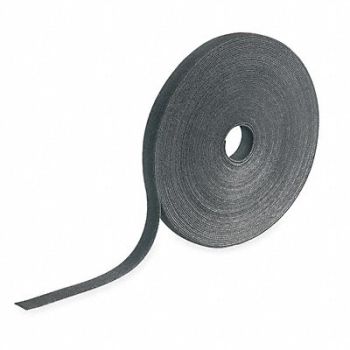 PANDUIT Hook-and-Loop Cable Tie Roll 75 ft Black, 2CNF6