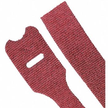 PANDUIT Hook-and-Loop Cable Tie 18 in Black PK10, 2CNG6