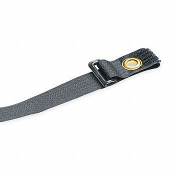 PANDUIT Hook-and-Loop Cinch Strap 12 in Blk PK10, 2CNH6