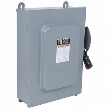 SQUARE D Safety Switch 600VAC/DC 4PST 60 Amps AC, 2CR73
