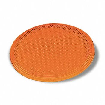 GROTE Stick On Reflector Round Yellow 3 L, 2CVL5