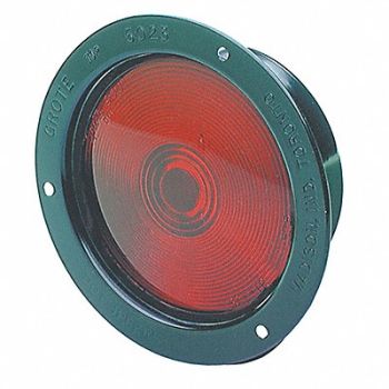 GROTE Stop/Turn/Tail Light Round Red, 2CWA9