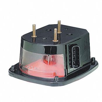 GROTE Stop/Turn/Tail Light Square Red 5-3/4 L, 2CWF6