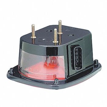 GROTE Stop/Turn/Tail Light Square Red 5-3/4 L, 2CWF9