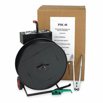 GRAINGER APPROVED Plastic Strapping Kit High Tensile 5/8, 2CXL7