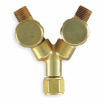 MILLER Two Hose Manifold Y Shaped For Fuel, 2CZN7