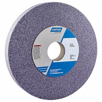 NORTON Grinding Wheel T1 10x1x2 AO 46G Med Prpl, 2D177