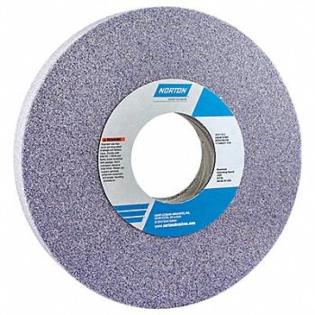 NORTON Grinding Wheel T1 10x1x3 AO 46G Med Prpl, 2D179