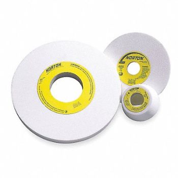 NORTON Grinding Wheel T1 14x1-1/2x5 AO 46G Wht, 2D399