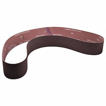 NORTON J5541 Sanding Belt 60 in L 2 1/2 in W 80 G, 2D545