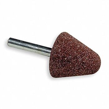 NORTON VitrifiedMountedPoint 1-1/4x1-1/4in 60G, 2D821
