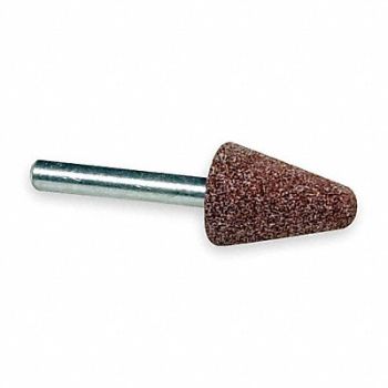 NORTON VitrifiedMountedPoint 3/4 x 1-1/8in 60G, 2D822