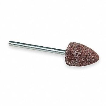 NORTON VitrifiedMountedPoint 1/2 x 3/4in 60G, 2D836