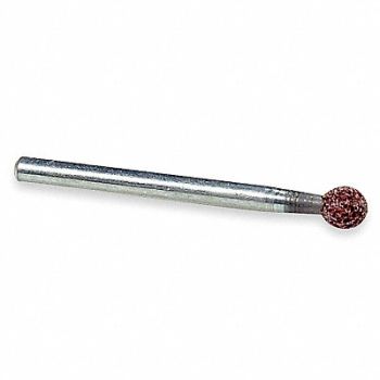 NORTON Vitrified Mounted Point 3/16in 60G, 2D857