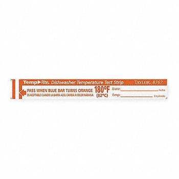 TAYLOR Dishwasher Test Strip PK25, 2DBF1
