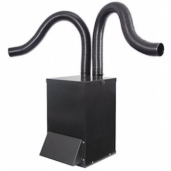 EXTRACT-ALL Air Cleaning System 4.4 ft L Hose 2 Arms, 2DBV6