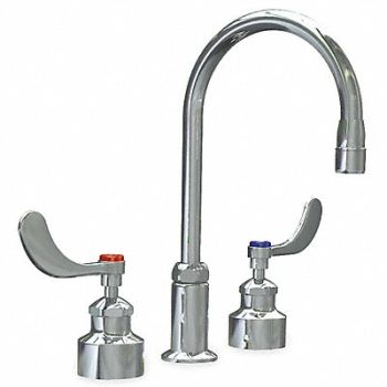 WATERSAVER FAUCET COMPANY Gooseneck Chrome Brass 3.2gpm, 2DCK1