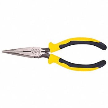 KLEIN TOOLS Needle Nose Plier 7-5/16 L Serrated, 2DFB7