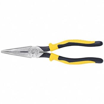 KLEIN TOOLS Needle Nose Plier 8-9/16 L Serrated, 2DFB8