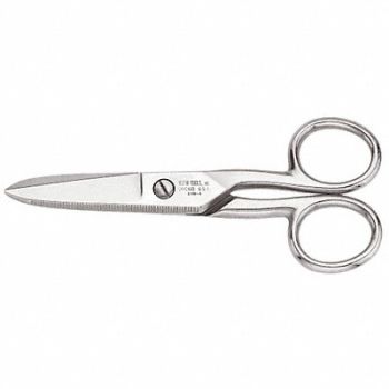 KLEIN TOOLS Electricians Scissors 5-1/4 in L, 2DFJ3