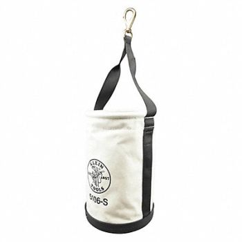 KLEIN TOOLS Bucket Bag Canvas Straight Wall OffWhite, 2DFP1