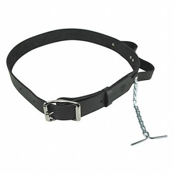 KLEIN TOOLS Black Tool Belt Leather, 2DFU6