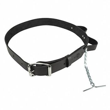KLEIN TOOLS Black Tool Belt Leather, 2DFU7