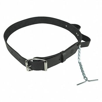 KLEIN TOOLS Black Tool Belt Leather, 2DFU8