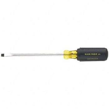 KLEIN TOOLS Slotted Screwdriver 1/4 in, 2DFY1