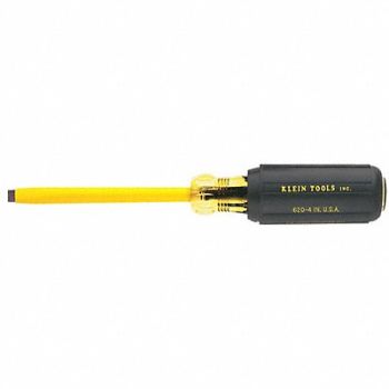 KLEIN TOOLS Slotted Screwdriver 3/16 in, 2DGW1