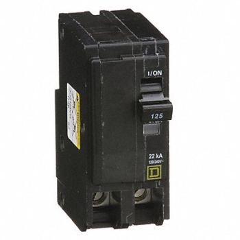 SQUARE D Circuit Breaker 125A Plug In 120/240V 2P, 2DG53