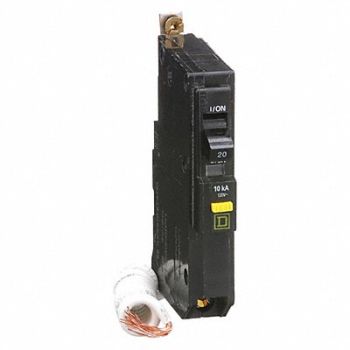 SQUARE D Circuit Breaker 20A Bolt On 120V 1P, 2DG99