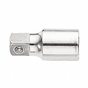 KLEIN TOOLS Socket Extension Chrome Drv 3/8 in, 2DGB6
