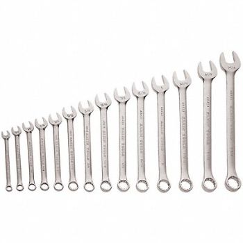 KLEIN TOOLS Combo Wrench St Steel Chrome Offset, 2DGC8