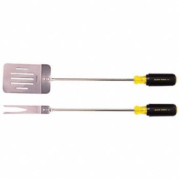KLEIN TOOLS BBQ Tool Set - 2-piece w/Cushn-Grip, 2DGF2