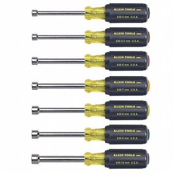KLEIN TOOLS Hollow Shank Nut Driver Set, 2DGN2