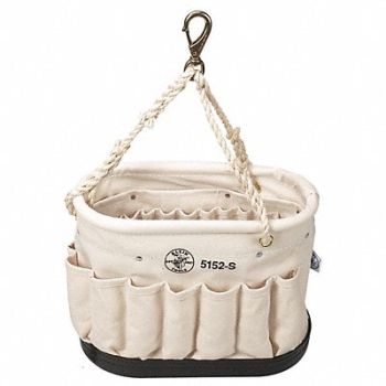 KLEIN TOOLS Bucket Bag Canvas Straight Wall OffWhite, 2DGU2