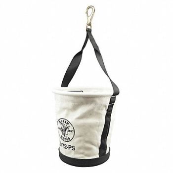 KLEIN TOOLS Bucket Bag Canvas Tapered Wall OffWhite, 2DGU5
