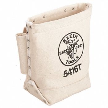 KLEIN TOOLS Tan Tool Pouch Canvas, 2DGU7