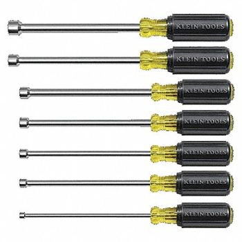 KLEIN TOOLS Fastener-Holding Nut Driver Set, 2DGW9