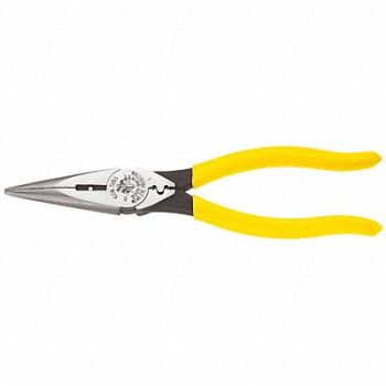 KLEIN TOOLS Needle Nose Plier 8-7/16 L Smooth, 2DGZ3