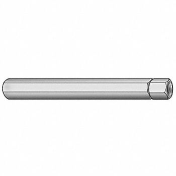 GRAINGER APPROVED Int Thrd Rd Pln Almn 1/2 -20 Hx 12in 1PK, 2DLT5