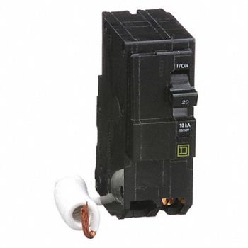 SQUARE D Circuit Breaker 20A Plug In 120/240V 2P, 2DM36