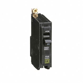 SQUARE D Circuit Breaker 25A Bolt On 120/240V 1P, 2DM46