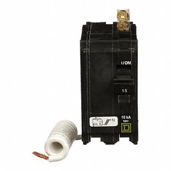 SQUARE D Circuit Breaker 15A Bolt On 120V 2P, 2DM59