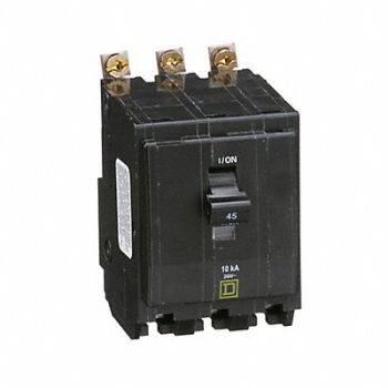 SQUARE D Circuit Breaker 45A Bolt On 120/240V 3P, 2DM95